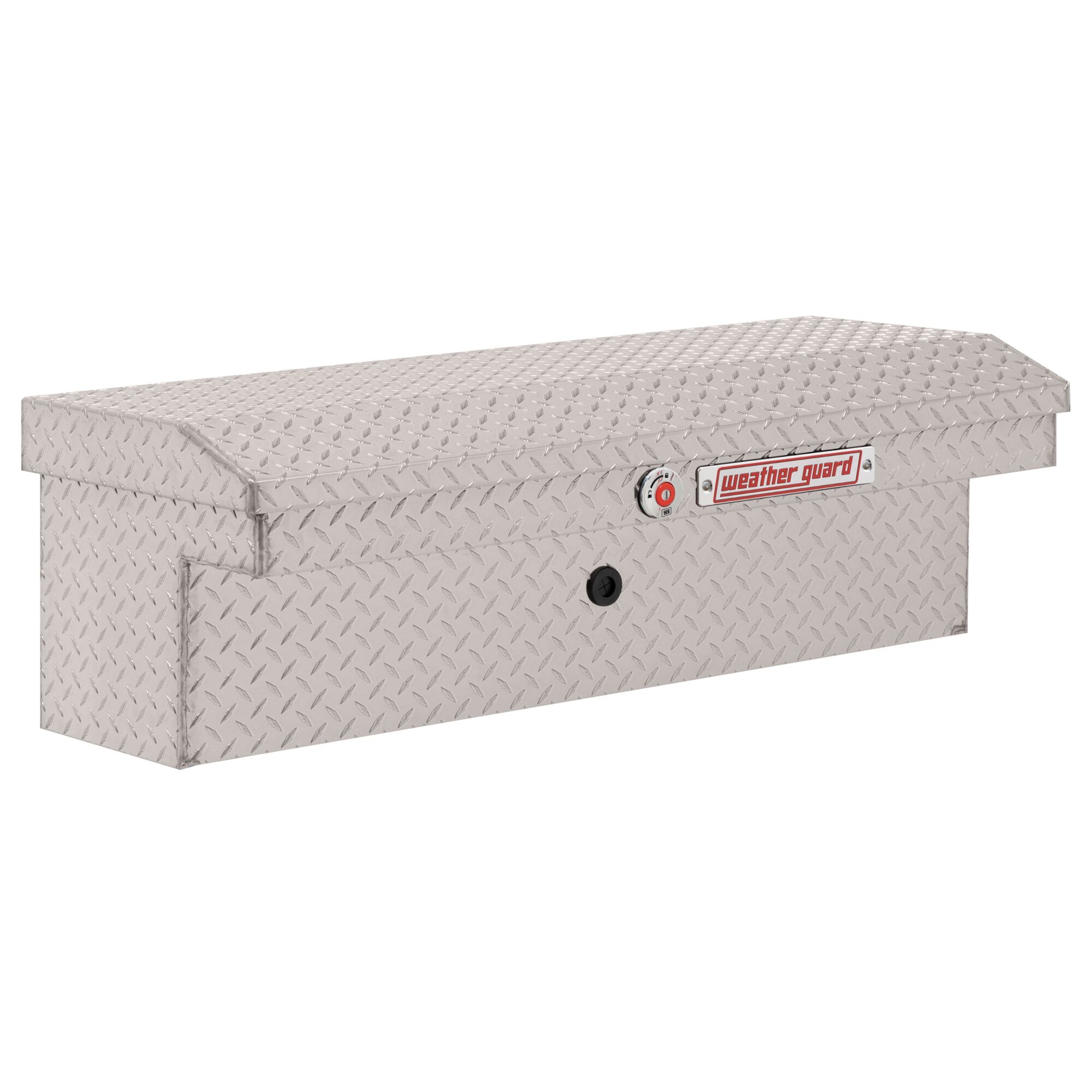 Weather Guard, 41in. L Low Profile, Lo-Side Box, Width 41 in, Material Aluminum, Color Finish Diamond Plate Silver, Model# 180-0-04